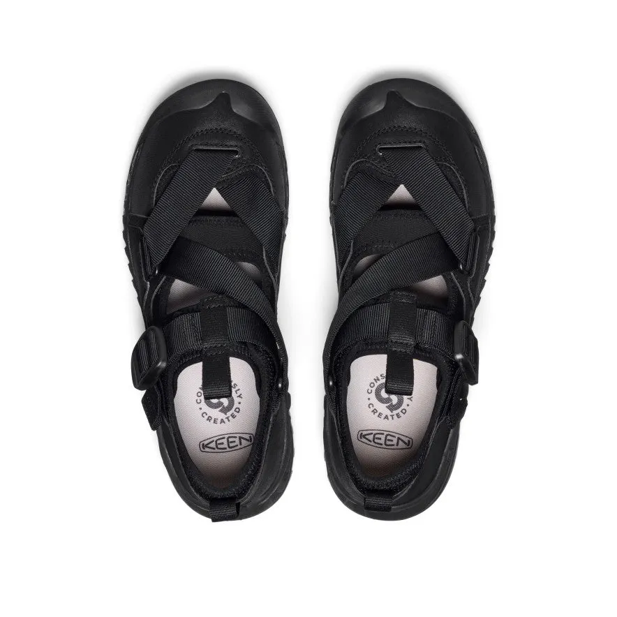 All Gender Hoodzerra Sandal  |  Black/Black,Soft Comfortable Sandals