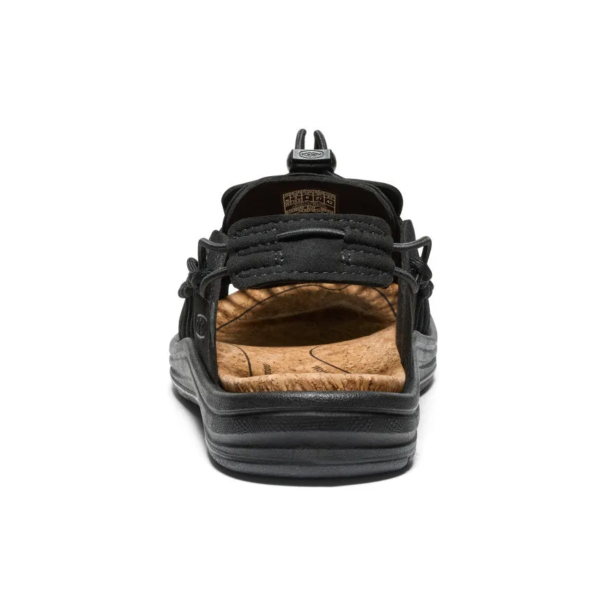 All Gender UNEEK II Convertible  |  Black/Black,Soft Comfortable Sandals