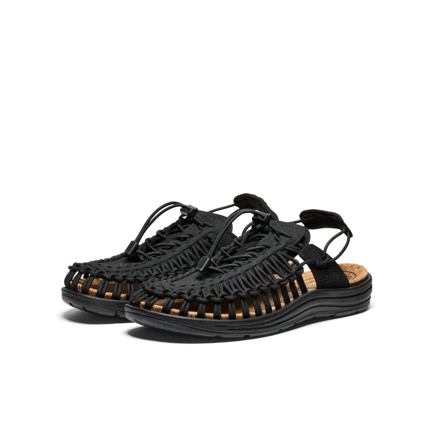All Gender UNEEK II Convertible  |  Black/Black,Soft Comfortable Sandals