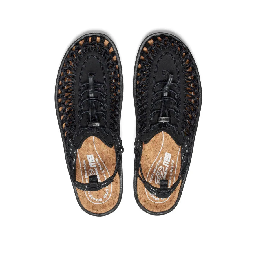 All Gender UNEEK II Convertible x Mita Sneakers  |  Black/Ms4,Soft Comfortable Sandals