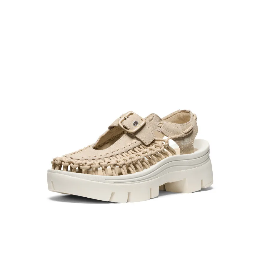 All Gender UNEEK PLT Mary Jane Sneaker  |  Safari/Star White,Soft Comfortable Sandals