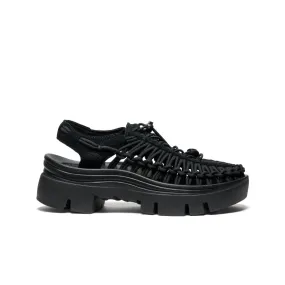 All Gender UNEEK PLT Sneaker  |  Black/Black,Soft Comfortable Sandals