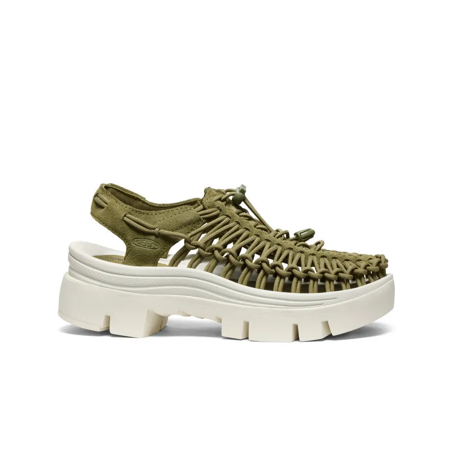 All Gender UNEEK PLT Sneaker  |  Martini Olive/Star White,Soft Comfortable Sandals