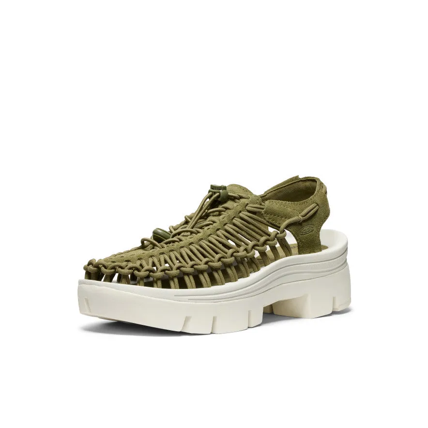 All Gender UNEEK PLT Sneaker  |  Martini Olive/Star White,Soft Comfortable Sandals