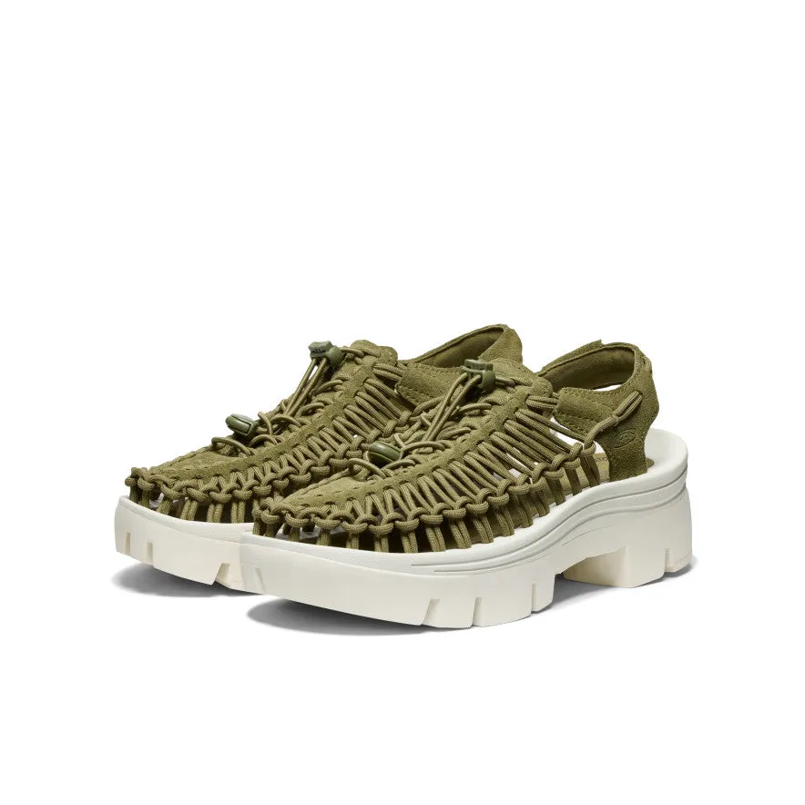 All Gender UNEEK PLT Sneaker  |  Martini Olive/Star White,Soft Comfortable Sandals