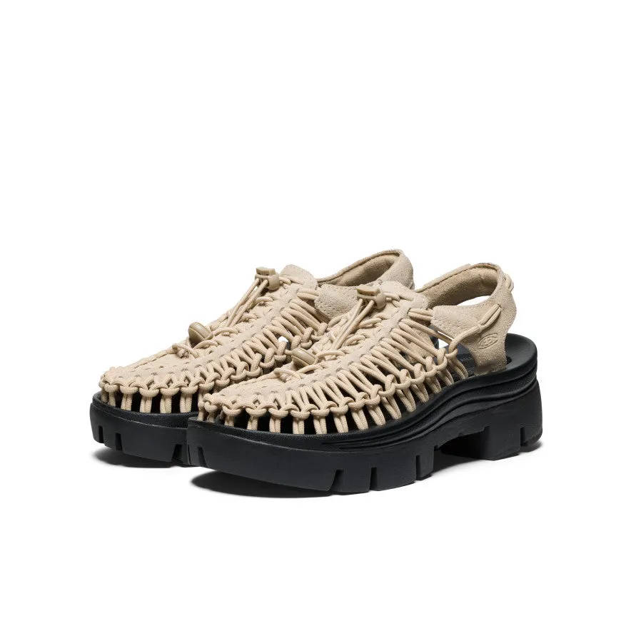All Gender UNEEK PLT Sneaker  |  Safari/Black,Soft Comfortable Sandals