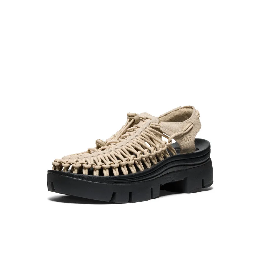 All Gender UNEEK PLT Sneaker  |  Safari/Black,Soft Comfortable Sandals