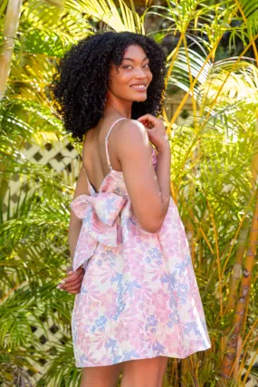April Showers Multi Jacquard Printed Mini Dress SALE,Daily Outfit
