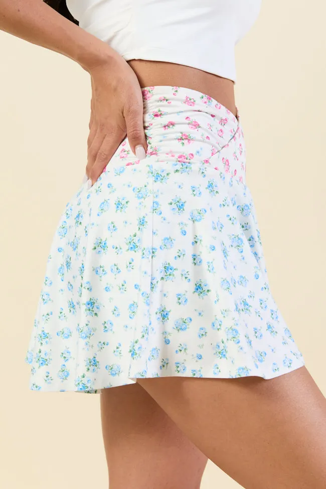 Back At It Mixed Floral Skort,Women Skirts Comfort