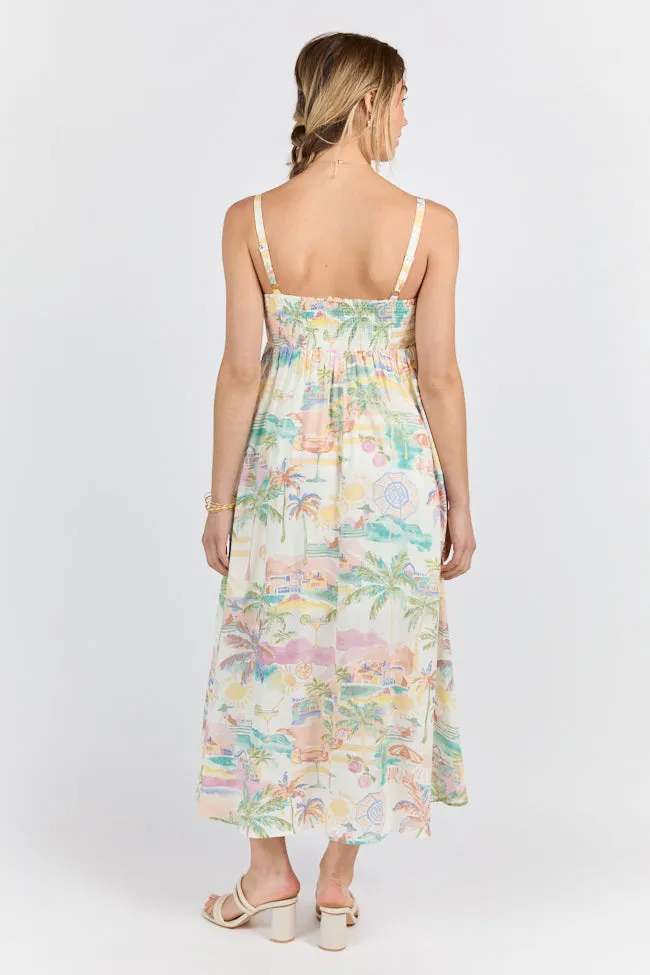 Beach Vacation Printed Maxi Dress SALE,Daily Outfit