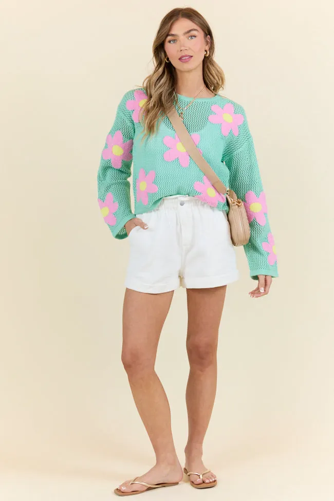 Chill Days Off White Ruffle Waist Denim Shorts,Women Shorts