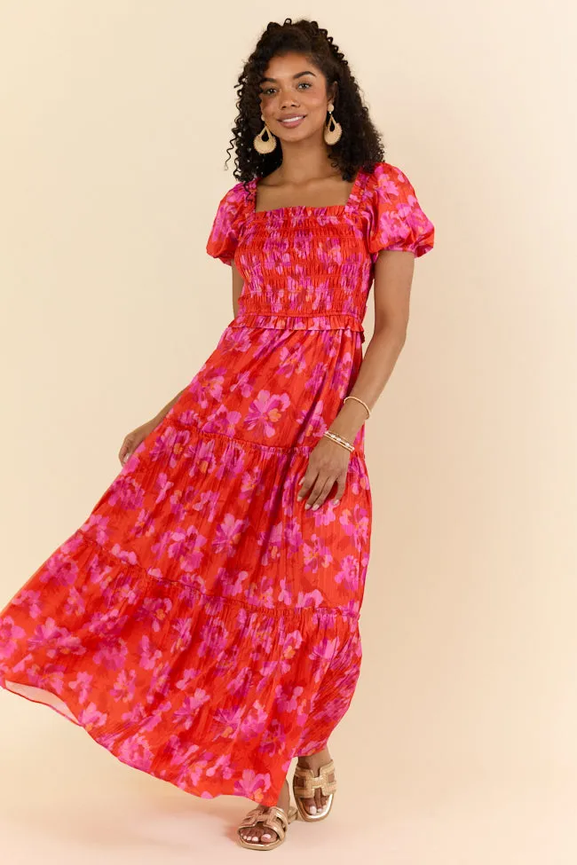 Easy To Impress Purple and Orange Maxi Dress SALE,Daily Outfit