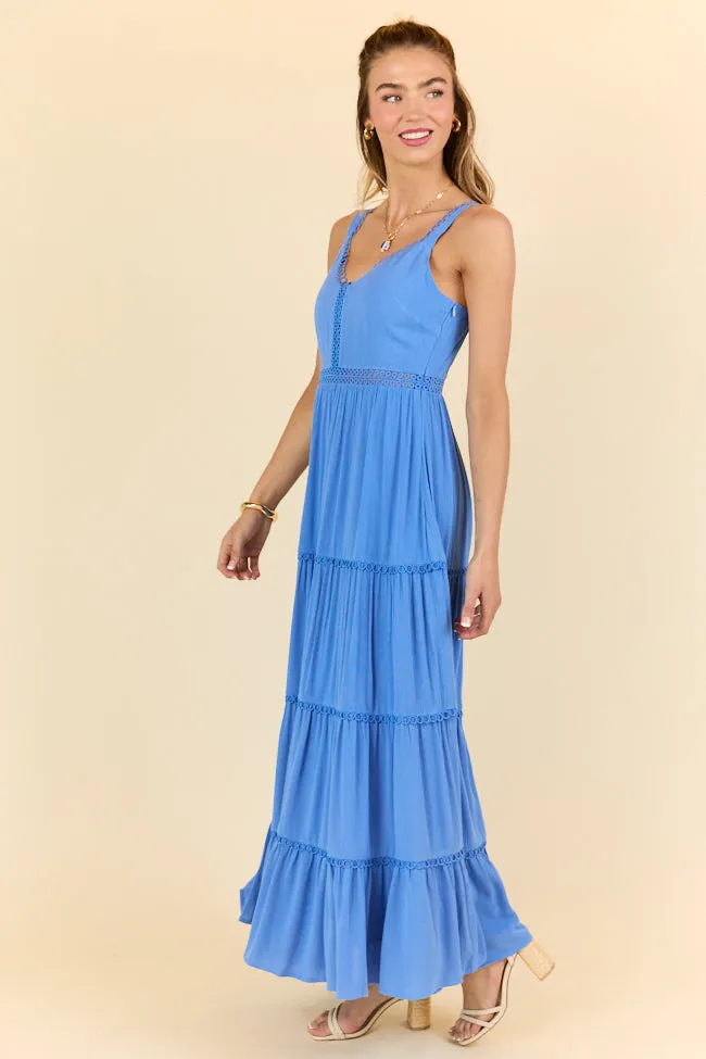 Let The Good In Blue Maxi Dress SALE,Daily Outfit