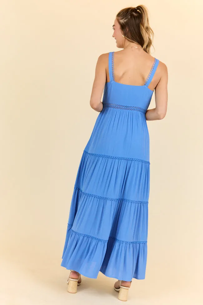 Let The Good In Blue Maxi Dress SALE,Daily Outfit