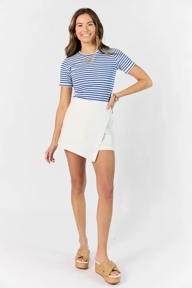 My Favorite Ivory Denim Skort SALE,Women Skirts Comfort