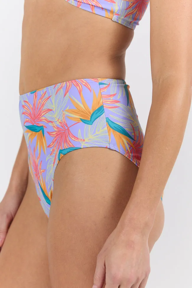 Off The Grid Multi Palm Print Bikini Bottom SALE,Swimwear