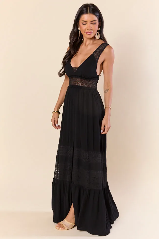 Summer Crush Black Maxi Dress SALE,Daily Outfit