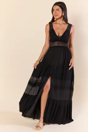 Summer Crush Black Maxi Dress SALE,Daily Outfit