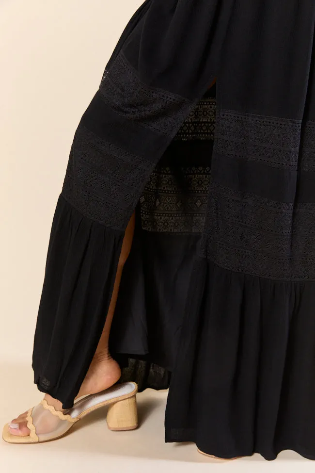 Summer Crush Black Maxi Dress SALE,Daily Outfit