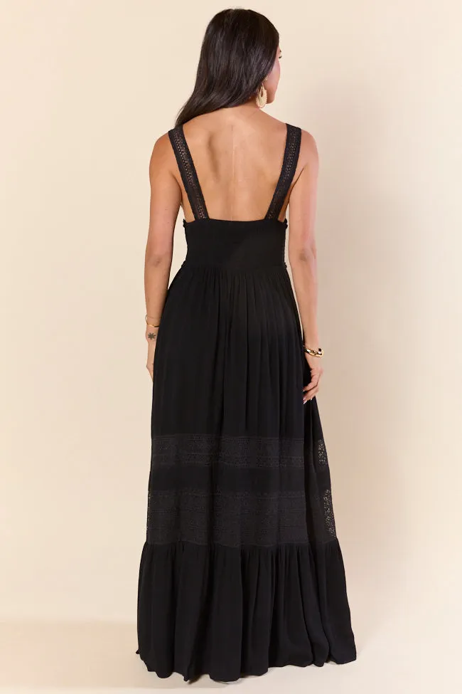 Summer Crush Black Maxi Dress SALE,Daily Outfit