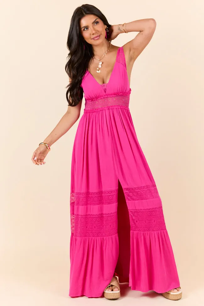 Summer Crush Fuchsia Maxi Dress SALE,Daily Outfit
