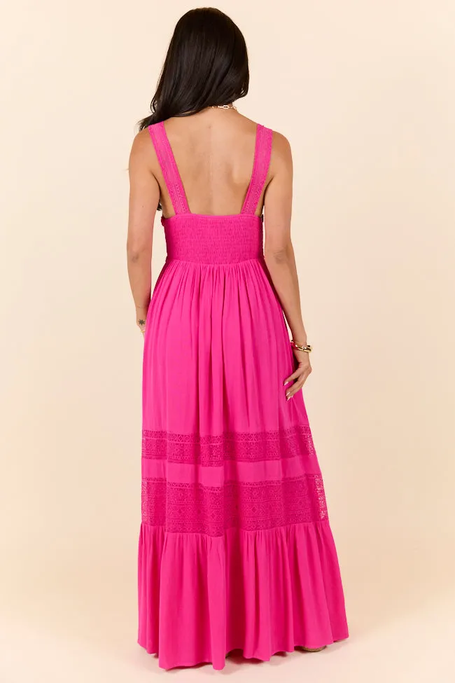 Summer Crush Fuchsia Maxi Dress SALE,Daily Outfit