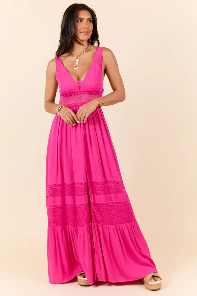 Summer Crush Fuchsia Maxi Dress SALE,Daily Outfit