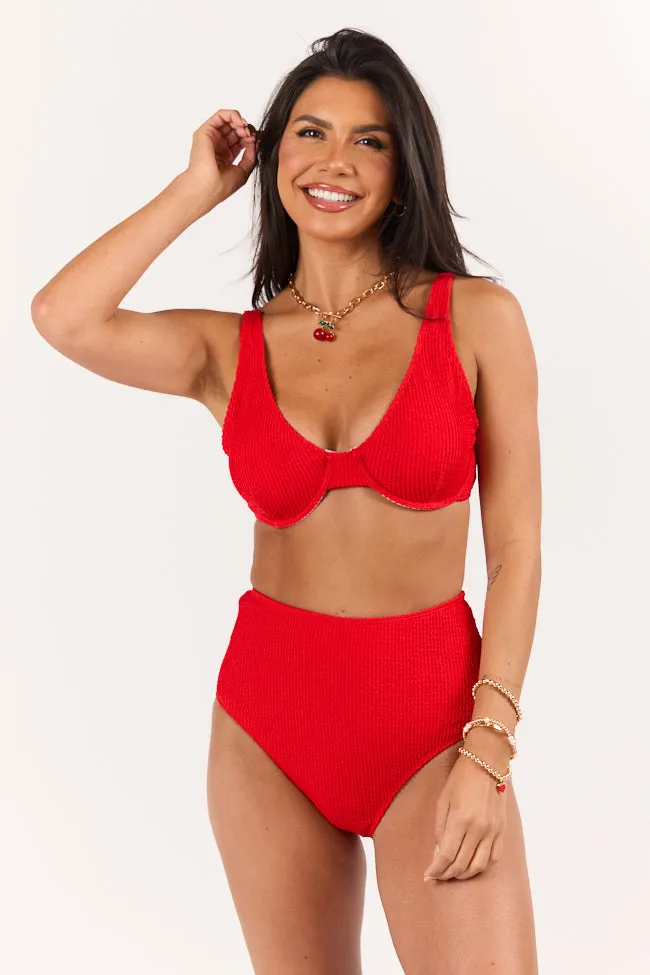 Summer Oasis High Waisted Bikini Bottoms,Swimwear