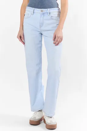 Taylor Light Wash Mid Rise Baggy Jeans,Women Pants