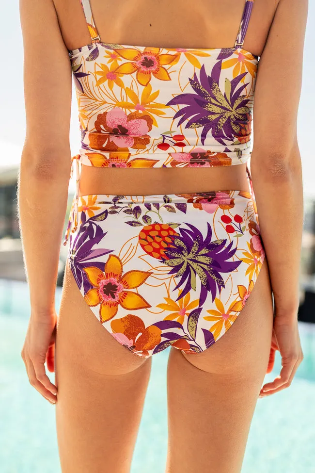 Tide Ready Purple Multi Bikini Bottoms SALE,Swimwear