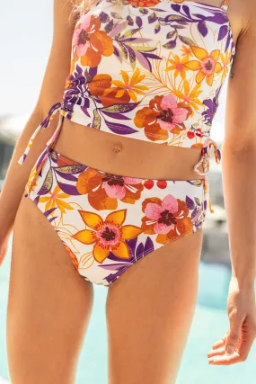 Tide Ready Purple Multi Bikini Bottoms SALE,Swimwear