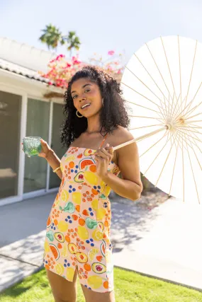 Undeniable Growth Multi Icon Print Mini Dress,Daily Outfit