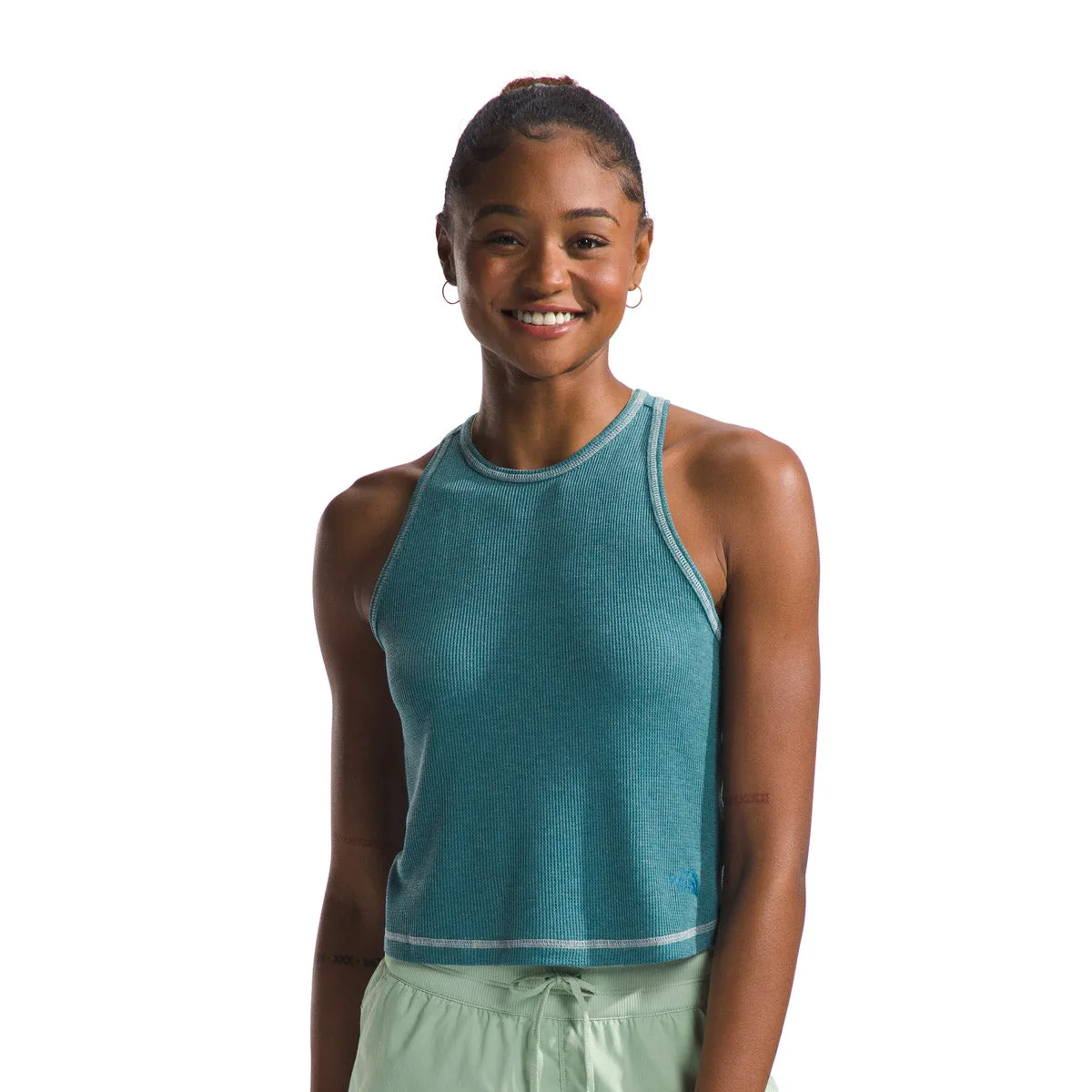 W Sunpeak Waffle Tank,Women Top