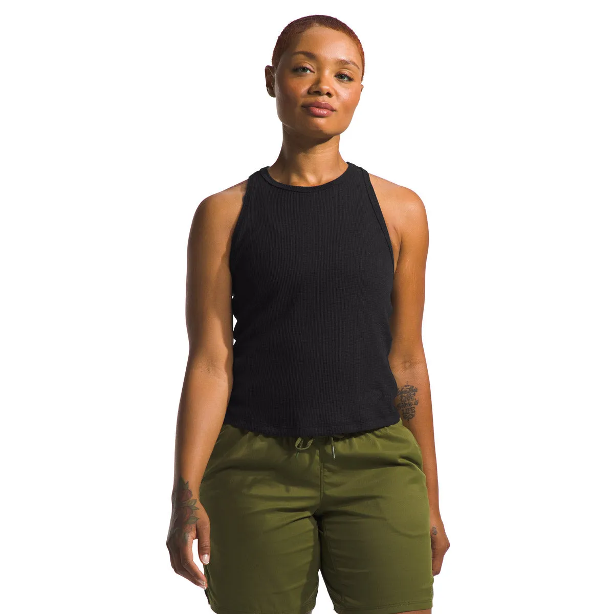 W Sunpeak Waffle Tank,Women Top