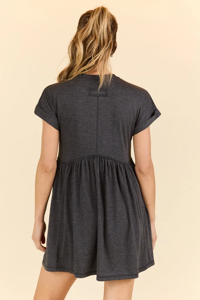 What's The Occasion Black Button Knit Dress SALE,Daily Outfit
