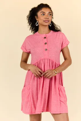 What's The Occasion Red Button Knit Dress SALE,Daily Outfit