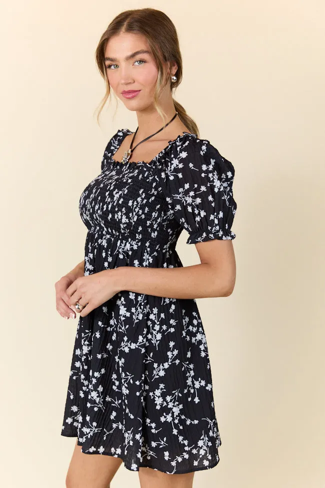When It Ends Black Floral Dress SALE,Daily Outfit