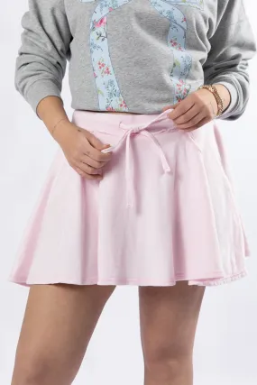 Where To Next Pink Knit Skort,Women Skirts Comfort