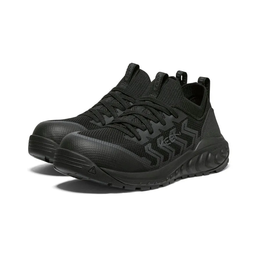 Women's Arvada Shift Work Sneaker (Carbon Toe)  |  Black/Magnet,Comfort