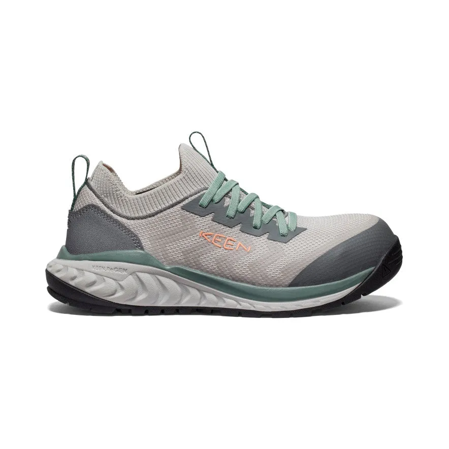 Women's Arvada Shift Work Sneaker (Carbon Toe)  |  Steel Grey/Granite Green,Comfort