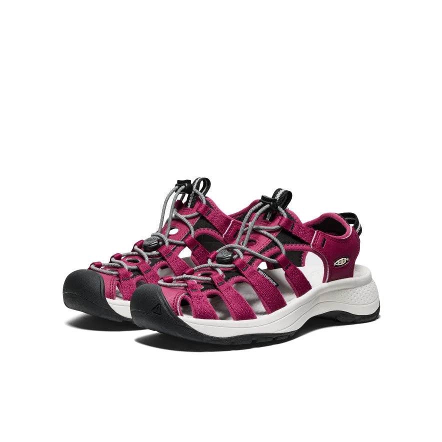 Women's Astoria West Sandal  |  Beaujolais/Star White,Soft Comfortable Sandals