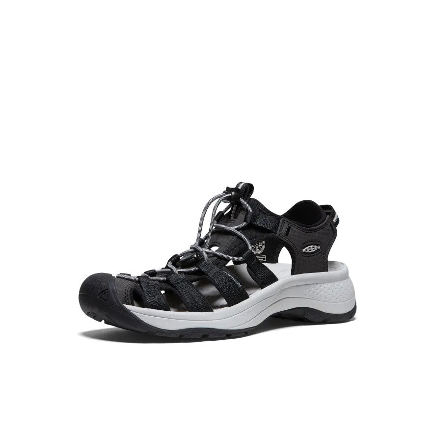 Women's Astoria West Sandal  |  Black/Grey,Soft Comfortable Sandals