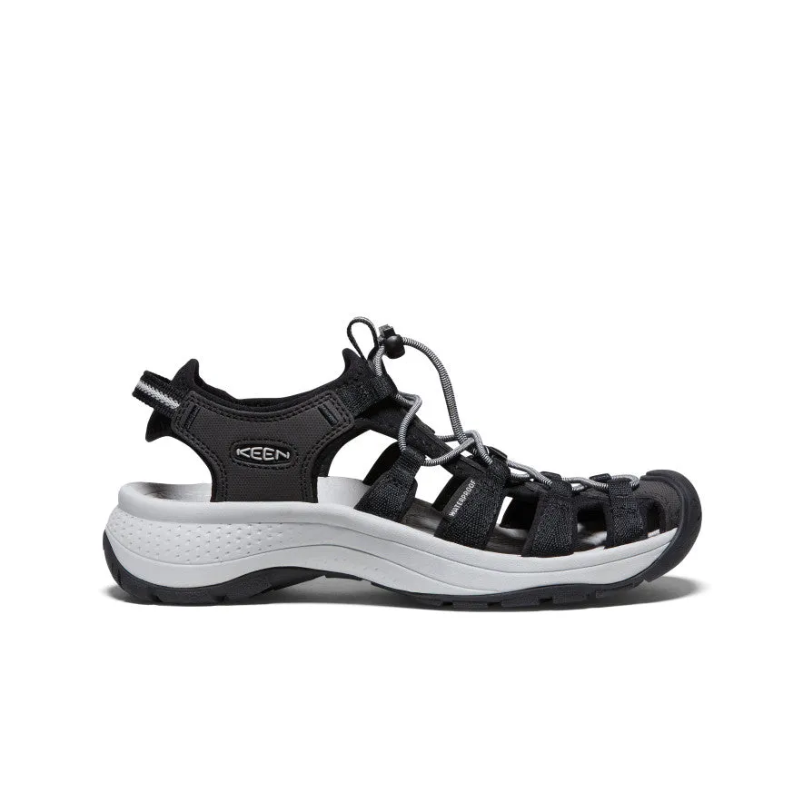 Women's Astoria West Sandal  |  Black/Grey,Soft Comfortable Sandals