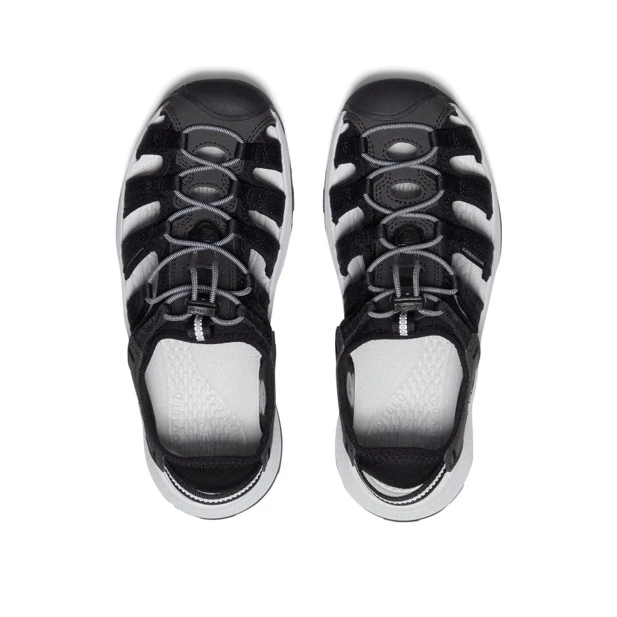 Women's Astoria West Sandal  |  Black/Grey,Soft Comfortable Sandals
