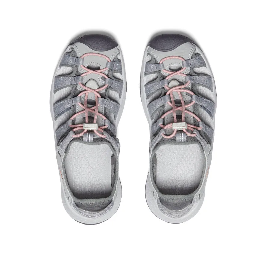Women's Astoria West Sandal  |  Grey/Coral,Soft Comfortable Sandals