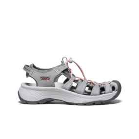 Women's Astoria West Sandal  |  Grey/Coral,Soft Comfortable Sandals