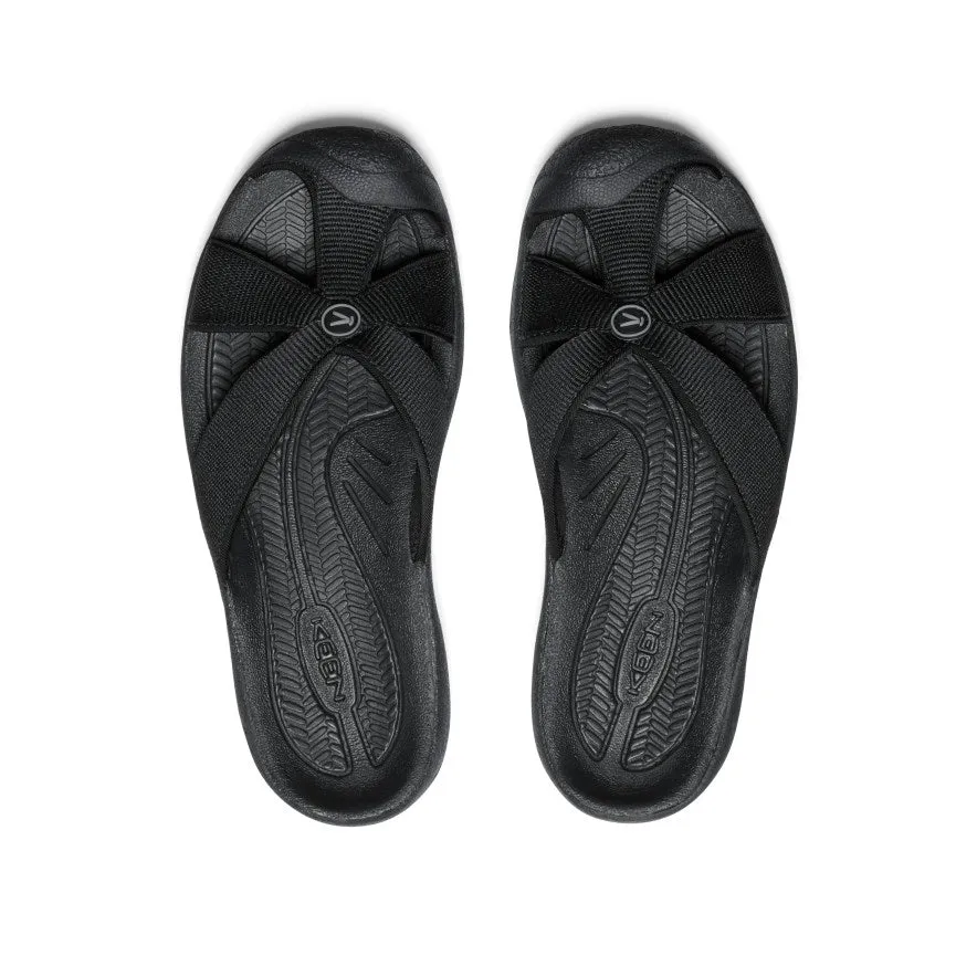 Women's Bali Slide Sandal  |  Black/Steel Grey,Soft Comfortable Sandals