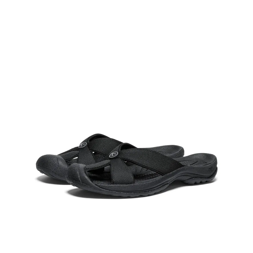 Women's Bali Slide Sandal  |  Black/Steel Grey,Soft Comfortable Sandals
