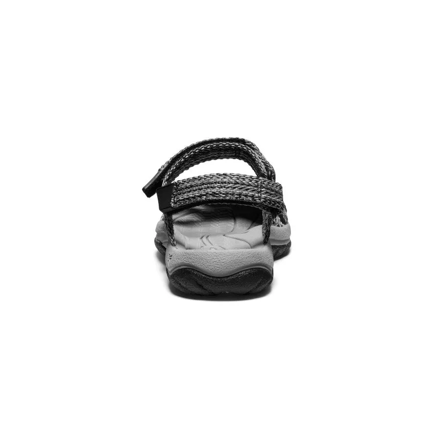Women's Bali Strap Sandal  |  Alloy/Black,Soft Comfortable Sandals