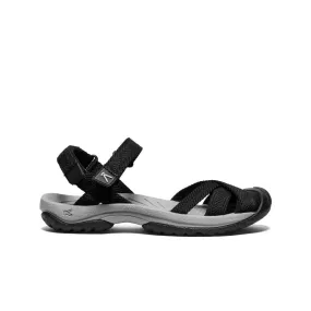 Women's Bali Strap Sandal  |  Black/Alloy,Soft Comfortable Sandals